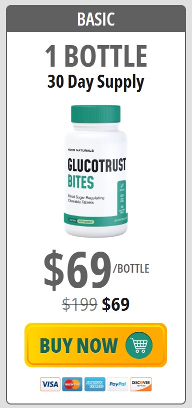 GlucoTrust Bites 1Bottle Price